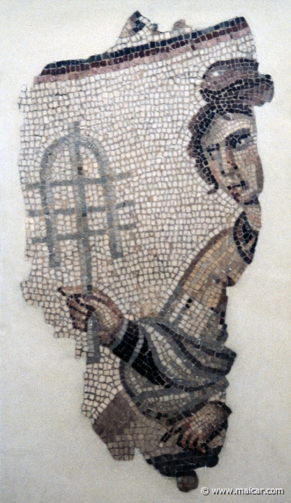 8207.jpg - 8207: November dressed as a priestess of Isis holding the sistrum (rattle). British Museum, London.