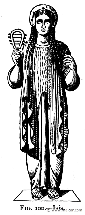 mur100.jpg - mur100: Isis. Alexander S. Murray, Manual of Mythology (1898).