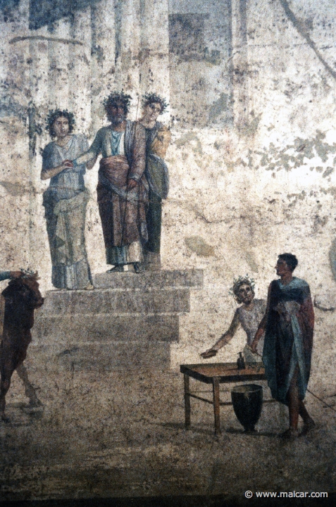 7133.jpg - 7133: Jason recognised by Pelias and his daughters. Pompei, casa di Giasone o dell’Amor fatale (IX 5,18), triclinio (f). National Archaeological Museum, Naples.