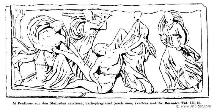 RIII.2-1938.jpg - RIII.2-1938: Pentheus killed by the Maenads. Wilhelm Heinrich Roscher (Göttingen, 1845- Dresden, 1923), Ausfürliches Lexikon der griechisches und römisches Mythologie, 1884.