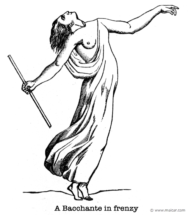 gay177.jpg - gay177: Maenad. Charles Mills Gayley, The Classic Myths in English Literature (1893).