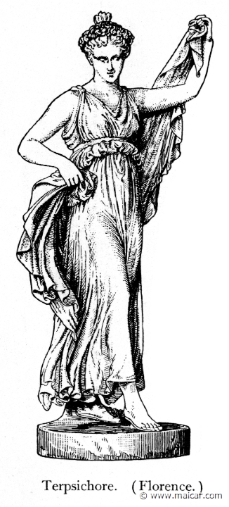 bul014a.jpg - bul014a: Terpsichore, Florence. Thomas Bulfinch, The Age of Fable or Beauties of Mythology (1898).