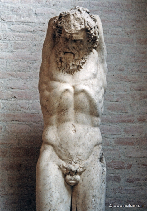 0137.jpg - 0137: Marsyas. Kopie nach einer in Kleinasien aufgestellte Gruppe (200-190 v. Chr.). Glyptothek, München.