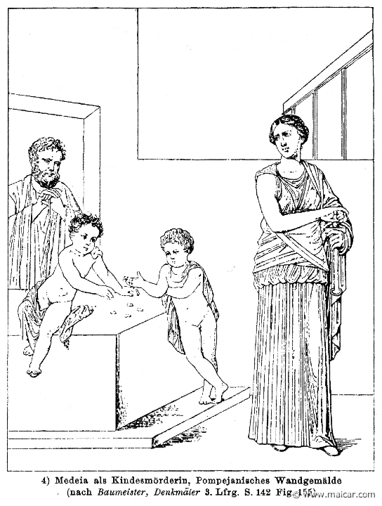 RII.2-2511.jpg - RII.2-2511: Medea and her children.Wilhelm Heinrich Roscher (Göttingen, 1845- Dresden, 1923), Ausfürliches Lexikon der griechisches und römisches Mythologie, 1884.