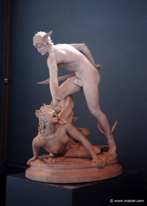4934.jpg - 4934: Laurent Honoré Marqueste, 1875-1903: Perseus beheading Medusa. Ny Carlsberg Glyptotek, Copenhagen.