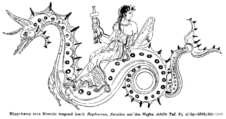 RI.2-2673.jpg - RI.2-2673: Nereid. Wilhelm Heinrich Roscher (Göttingen, 1845- Dresden, 1923), Ausfürliches Lexikon der griechisches und römisches Mythologie, 1884.