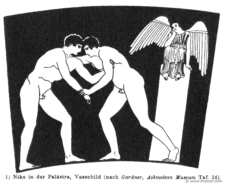 RIII.1-0307.jpg - RIII.1-0307: Nike in the Palaestra. Wilhelm Heinrich Roscher (Göttingen, 1845- Dresden, 1923), Ausfürliches Lexikon der griechisches und römisches Mythologie, 1884.