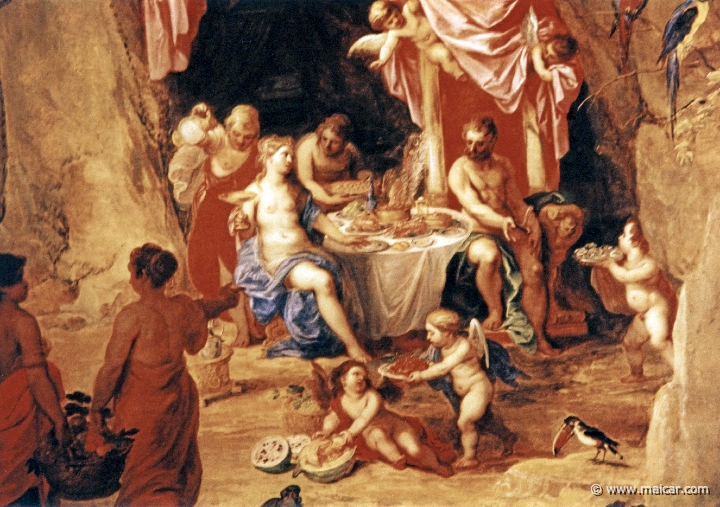 0420.jpg - 0420: Odysseus and Calypso. Hendrik van Balen, Jan Brueghel the Elder and Joos de Momper the Elder. Gemäldegalerie der Akademie der bildende Künste, Wien.