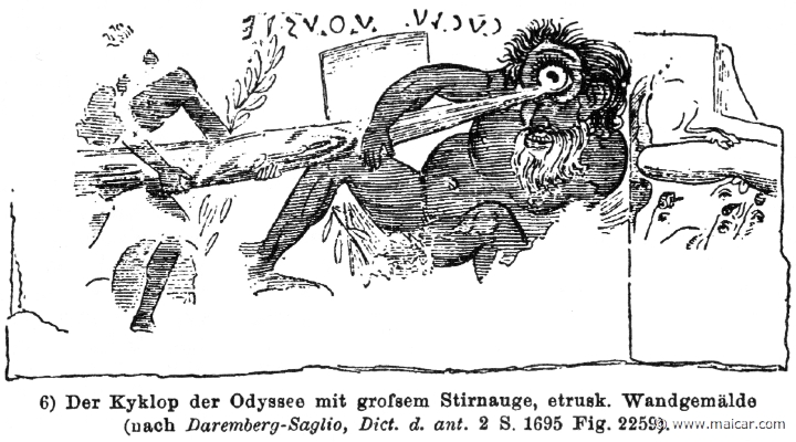 RII.1-1686.jpg - RII.1-1686: Polyphemus. Wilhelm Heinrich Roscher (Göttingen, 1845- Dresden, 1923), Ausfürliches Lexikon der griechisches und römisches Mythologie, 1884.