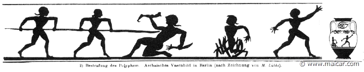 RIII.2-2702.jpg - RIII.2-2702: Punishment of Polyphemus.Wilhelm Heinrich Roscher (Göttingen, 1845- Dresden, 1923), Ausfürliches Lexikon der griechisches und römisches Mythologie, 1884.