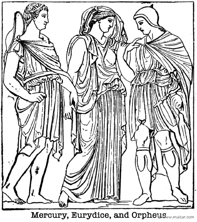 gay187.jpg - gay187: Hermes, Eurydice, and Orpheus.Charles Mills Gayley, The Classic Myths in English Literature (1893).