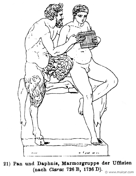 RIII.1-1455.jpg - RIII.1-1455: Pan and Daphnis. Wilhelm Heinrich Roscher (Göttingen, 1845- Dresden, 1923), Ausfürliches Lexikon der griechisches und römisches Mythologie, 1884.