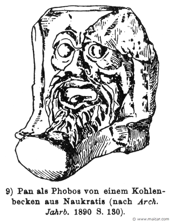 RIII.2-2394.jpg - RIII.2-2394: Pan as Phobos. Wilhelm Heinrich Roscher (Göttingen, 1845- Dresden, 1923), Ausfürliches Lexikon der griechisches und römisches Mythologie, 1884.
