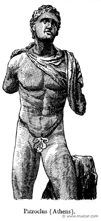 bul273.jpg - bul273: Patroclus. Thomas Bulfinch, The Age of Fable or Beauties of Mythology (1898).