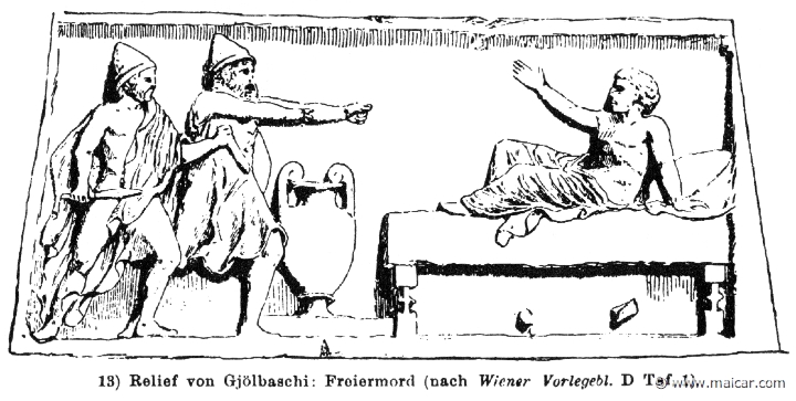RIII.1-0674c.jpg - RIII.1-0674c: The killing of the Suitors of Penelope.Wilhelm Heinrich Roscher (Göttingen, 1845- Dresden, 1923), Ausfürliches Lexikon der griechisches und römisches Mythologie, 1884.