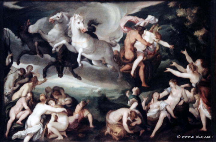 4724.jpg - 4724: Joseph Heintz der Ältere, 1564-1609: Der Raub der Proserpina, um 1595. Gemäldegalerie Alte Meister, Dresden.