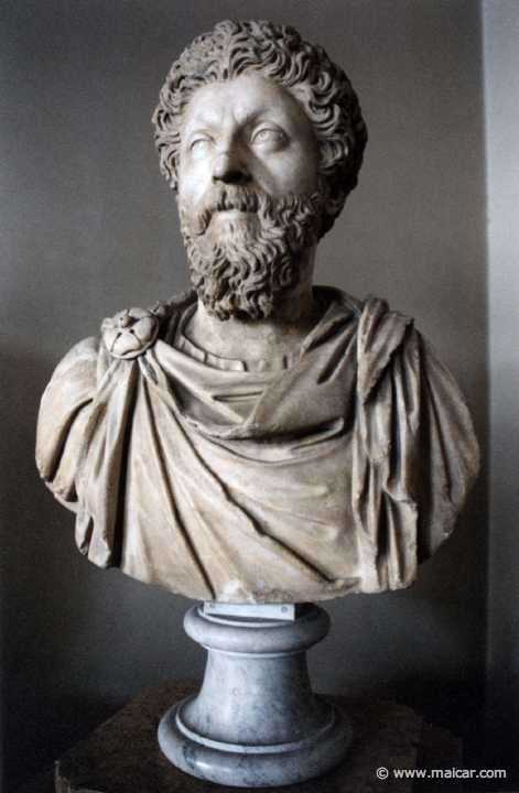0708.jpg - 0708: Marcus Aurelius, AD 161-180. Künsthistorische Museum, Wien.