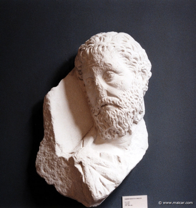 5003.jpg - 5003: Marcus Aurelius (121-180 AD). Roman time. Ny Carlsberg Glyptotek, Copenhagen.