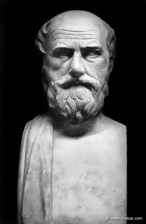 hek025.jpg - hek025: Lysias. Rom, Kapitolinisches Museum. Die Bildniskunst der Griechen und Römer, von Anton Hekler (1912).