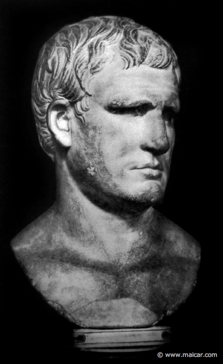 hek174.jpg - hek174: Vipsanius Agrippa. Paris, Louvre. Die Bildniskunst der Griechen und Römer, von Anton Hekler (1912).