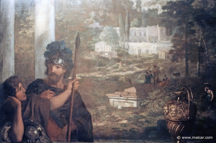 3817.jpg - Gérard Lairesse 1614-1711 and Johannes Glauber 1646- c. 1726: Italian landscape with two Roman soldiers. Rijksmuseum, Amsterdam.