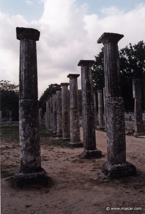 6817.jpg - 6817: Colonnade in the Palaestra, Olympia.