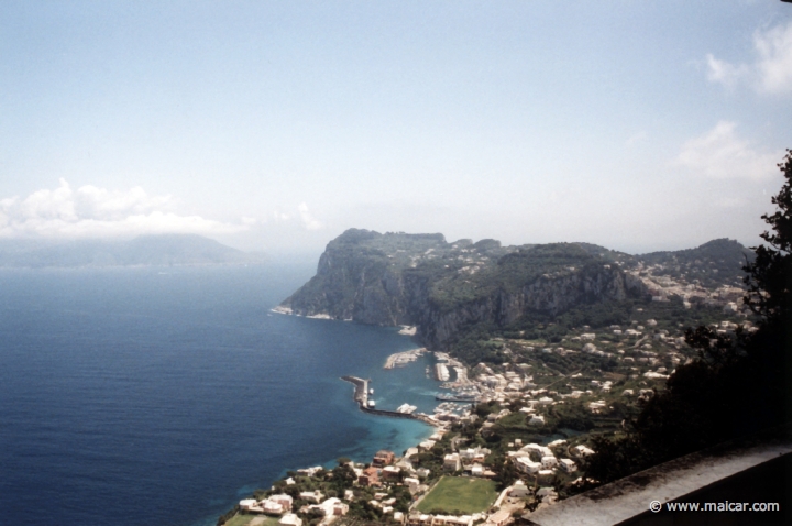 7513.jpg - 7513: View of Capri from Villa San Michele. Axel Munthe's Villa San Michele, Capri.