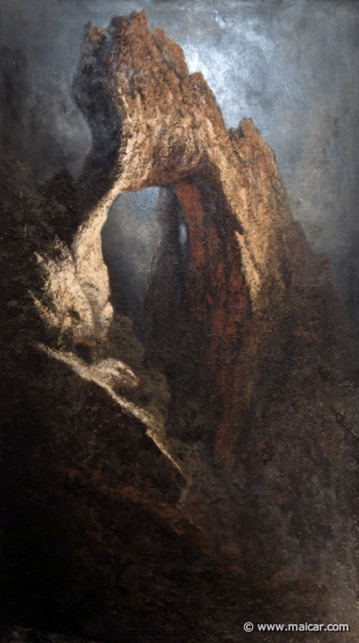 7531.jpg - 7531: Karl Wilhelm Diefenbach 1851-1913: Landscape 3. Museo Diefenbach Certosa di Capri.