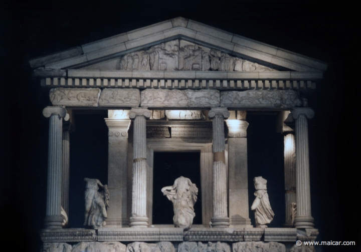 8132.jpg - 8132: The Nereid monument. Largest amount the Lycian tombs at Xanthos (south-west Turkey). C. 390-380. British Museum, London.