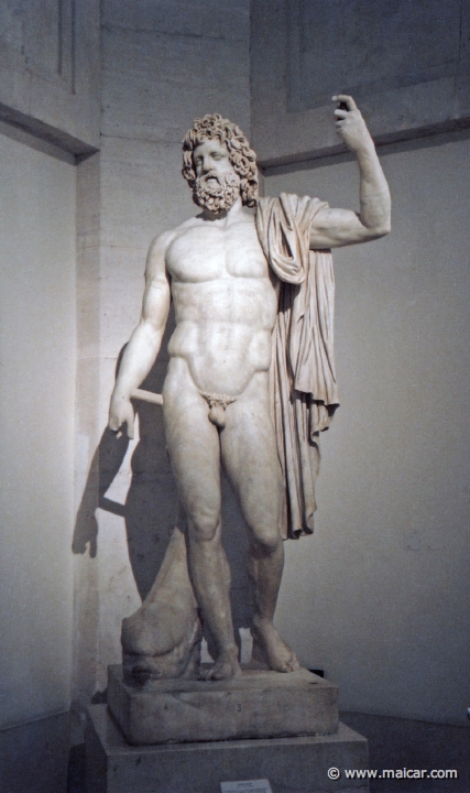 9733.jpg - 9733: Neptuno colosal. Hacia 130-140 d.C. Talleres de Afrodisias. Museo Nacional del Prado.