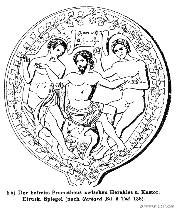 RIII.2-3094.jpg - RIII.2-3094: Prometheus released, between Heracles and Castor.Wilhelm Heinrich Roscher (Göttingen, 1845- Dresden, 1923), Ausfürliches Lexikon der griechisches und römisches Mythologie, 1884.