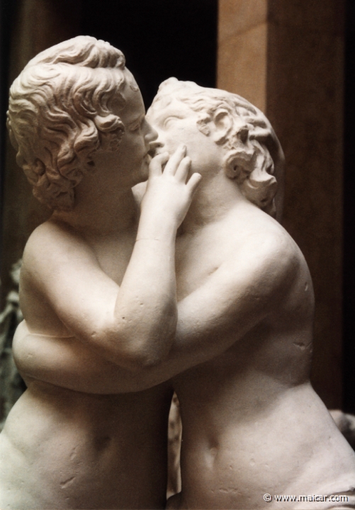 0405.jpg - 0405: Eros and Psyche. Kapitolinisches Museum, Rom; copy at Archaeologie Staatssamlung (Munich).