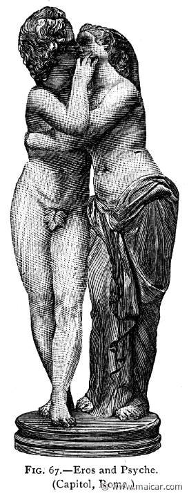 mur067.jpg - mur067: Eros and Psyche. Alexander S. Murray, Manual of Mythology (1898).