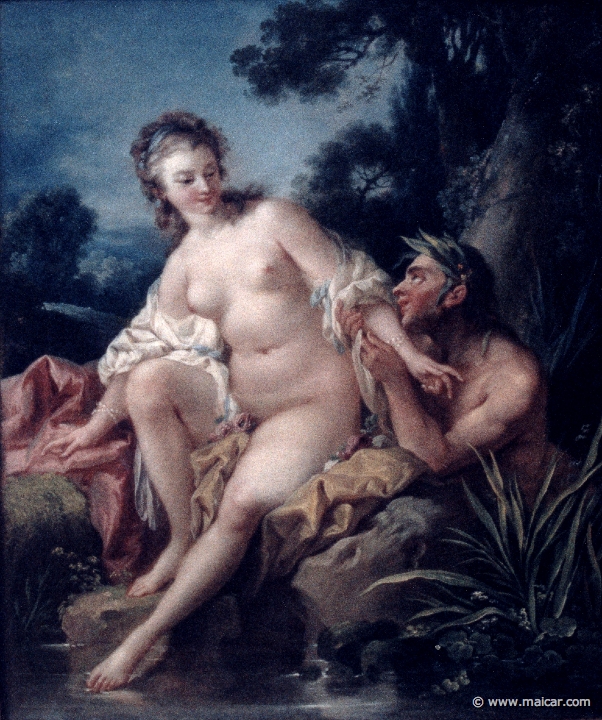 5701.jpg - 5701: Pierre-Charles le Mettay 1726-1759: Baigneuse et faune, vers 1746. Musée d'Art et d'Histoire, Genève.