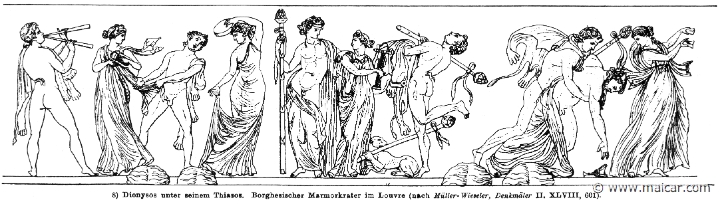 RII.2-2271.jpg - RII.2-2271: Dionysus, Maenads. Wilhelm Heinrich Roscher (Göttingen, 1845- Dresden, 1923), Ausfürliches Lexikon der griechisches und römisches Mythologie, 1884.