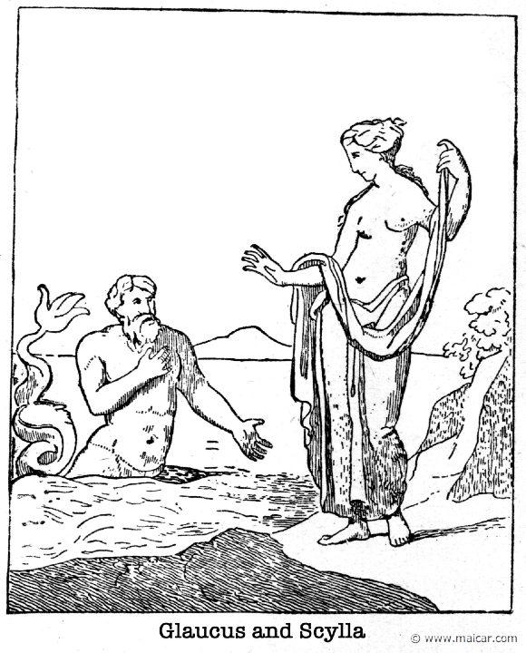 gay217.jpg - gay217: Glaucus and Scylla. Charles Mills Gayley, The Classic Myths in English Literature (1893).