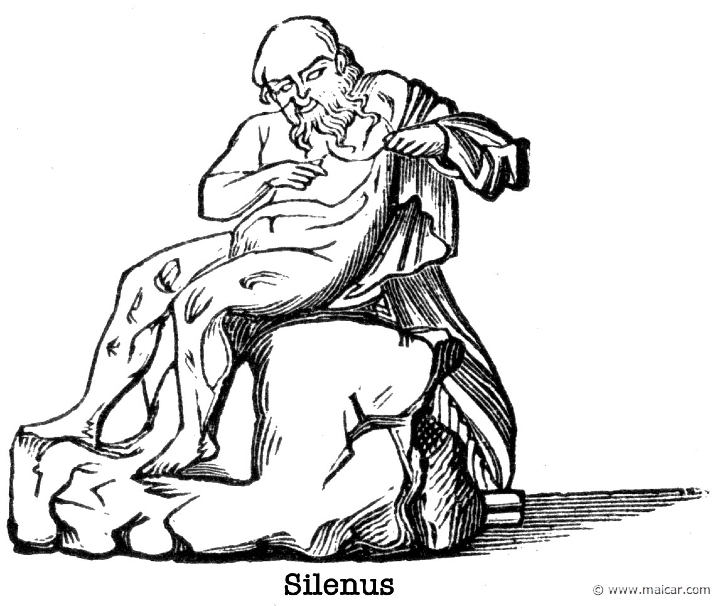 gay179.jpg - gay179: Silenus. Charles Mills Gayley, The Classic Myths in English Literature (1893).