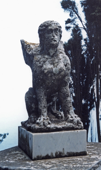 7515.jpg - 7515: Sphinx. Axel Munthe's Villa San Michele, Capri.