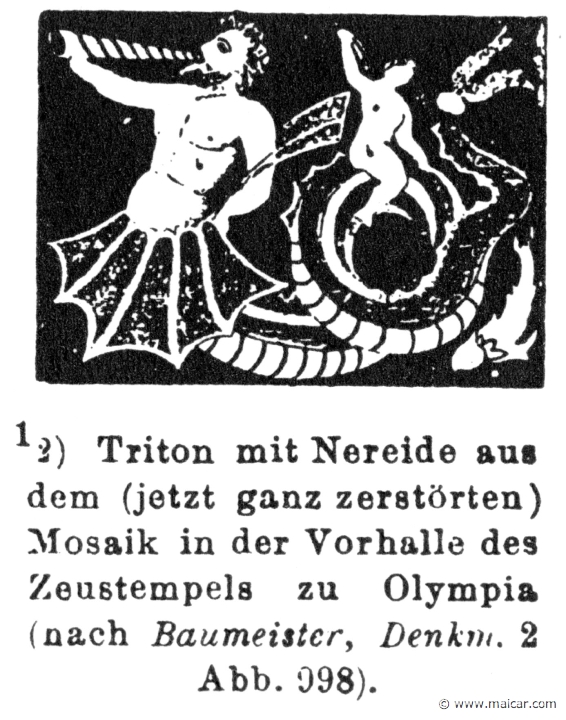 RV-1174.jpg - RV-1174: Triton and a Nereid. Wilhelm Heinrich Roscher (Göttingen, 1845- Dresden, 1923), Ausfürliches Lexikon der griechisches und römisches Mythologie, 1884.