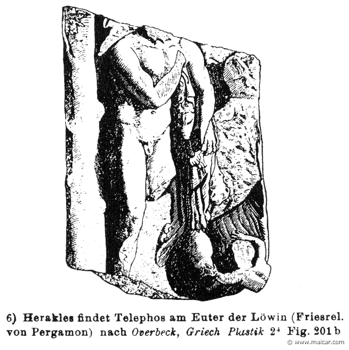 RV-0299b.jpg - RV-0299b: Heracles finds Telephus. Wilhelm Heinrich Roscher (Göttingen, 1845- Dresden, 1923), Ausfürliches Lexikon der griechisches und römisches Mythologie, 1884.
