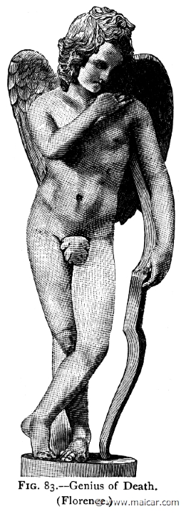 mur083.jpg - mur083: Thanatos. Alexander S. Murray, Manual of Mythology (1898).