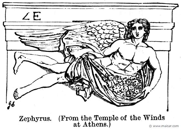smi635.jpg - smi635: Zephyrus, Temple of the Winds. Sir William Smith, A Smaller Classical Dictionary of Biography, Mythology, and Geography (1898).