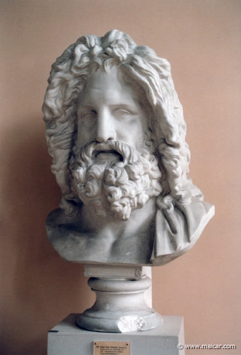 1209.jpg - 1209: Zeus from Otricoli. III c. AD. Vatican Museum. Antikmuseet, Lund.