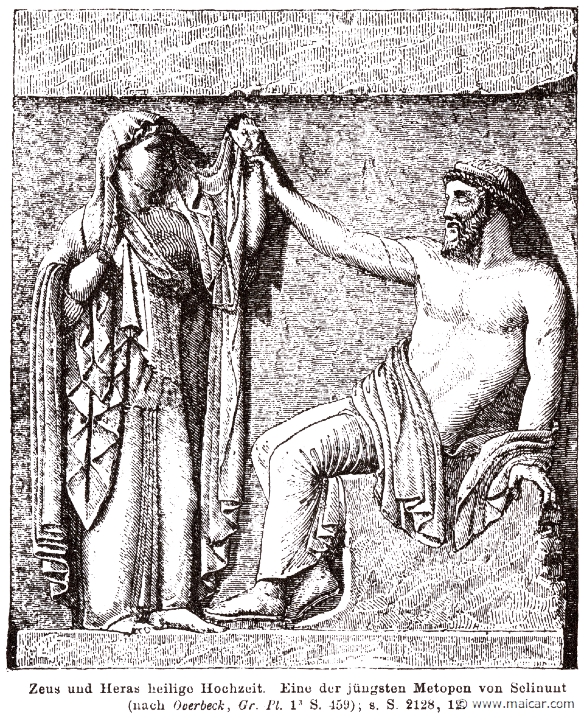 RI.2-2131.jpg - RI.2-2131: Wedding of Zeus and Hera.Wilhelm Heinrich Roscher (Göttingen, 1845- Dresden, 1923), Ausfürliches Lexikon der griechisches und römisches Mythologie, 1884.