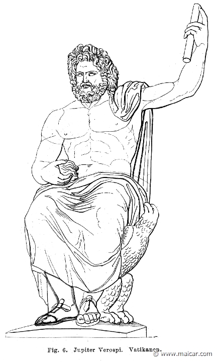 see015.jpg - see015: Jupiter Verospi. Vatican.Otto Seemann, Grekernas och romarnes mytologi (1881).