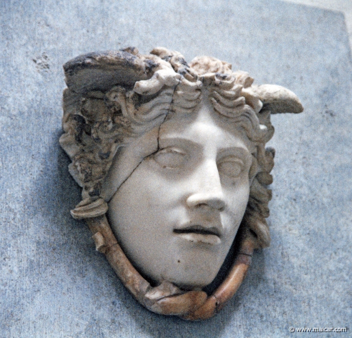0235.jpg - 0235: Medusa Rondanini, Phidias 440 BC. Glyptothek, München.