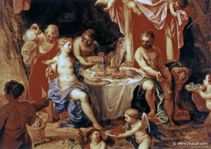 0421.jpg - 0421: Odysseus and Calypso (detail). Hendrik van Balen, Jan Brueghel the Elder and Joos de Momper the Elder. Gemäldegalerie der Akademie der bildende Künste, Wien.