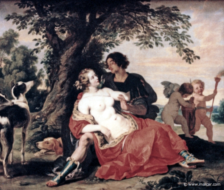0517.jpg - 0517: Abraham Janssens 1575-1632: Venus and Adonis, c.1620. Künsthistorische Museum, Wien.