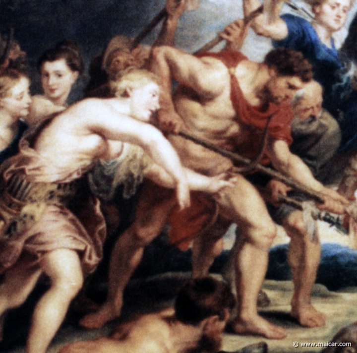 0534detail.jpg - 0534 (detail): P. P. Rubens 1577-1640: Jagd des Meleager und der Atalante (c.1616-20). K√ºnsthistorische Museum, Wien.