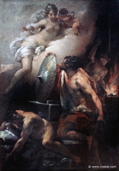0830.jpg - 0830: Gaetano Gandolfi, 1734-1802: Venus in der Schmiede des Vulkan. Staatsgalerie, Stuttgart.